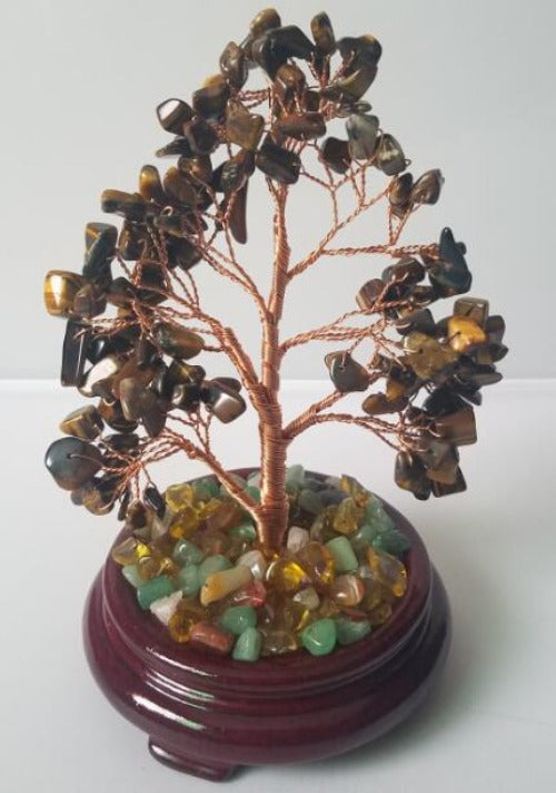 Gemstone Tree Large Tiger Eye SKU - AF7TE