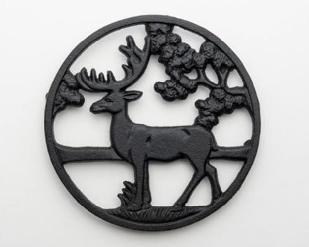 Salisbury Cast Iron Deer Trivet Cast iron trivet 18cm diameter