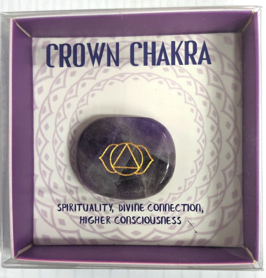 Chakra Meditation Stone Amethyst- Crown Chakra