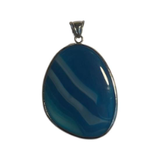 Coro Jewellery Pendant Blue Agate  SKU: PAG7
