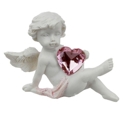 Peace of Heaven Playful Heart Cherub Figurine