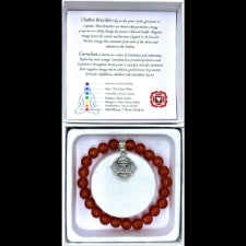 Carnelian Root Chakra Bracelet Size approx. 7cm