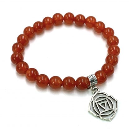 Carnelian Root Chakra Bracelet Size approx. 7cm