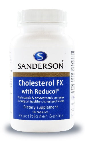 SANDERSON Cholesterol FX 90 Capsules Cholesterol FX is an effective support for healthy cholesterol levels  What is Cholesterol?  Cholesterol is a compound that is an integral structural component of cell membranes and a precursor in the synthesis of steroid hormones. Dietary cholesterol is obtained from animal sources, but cholesterol is also synthesized by the liver. 