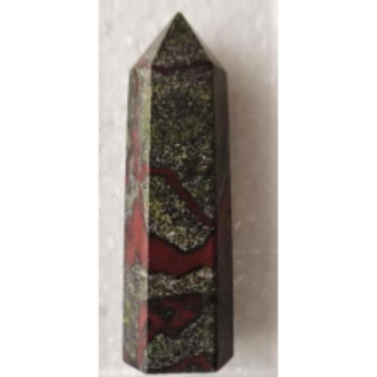 Dragons Blood Jasper Point Size: 7.5×2.2×2.2CM  SKU: DBPIL