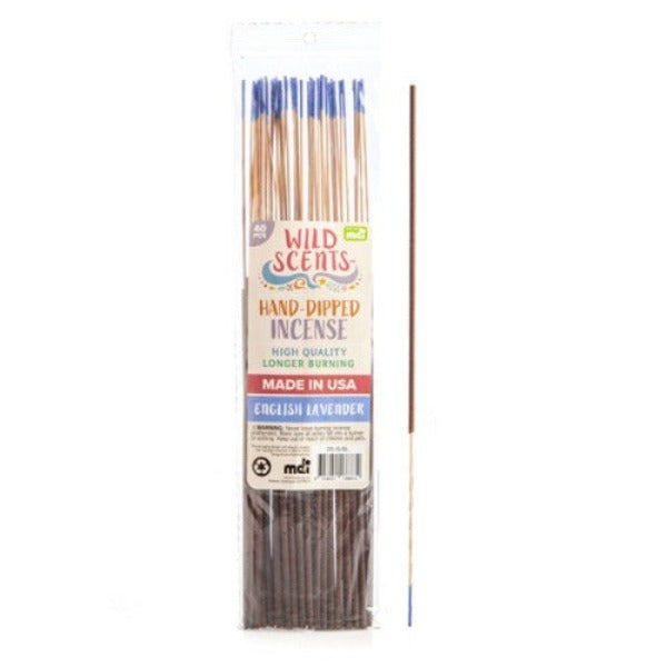 Wild Scents English Lavender Incense Sticks 40 pcs