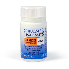 Dr Schuessler Tissue Salts Silica 6X 125 Tablets Silica: CLEANSER & CONDITIONER  Connective tissue, hair, nails, blood, bile, bone & nerve sheath.  Silica is present in the blood, skin, hair and nails. It is also a constituent of connective tissue, bones, nerve sheath and mucous membranes.