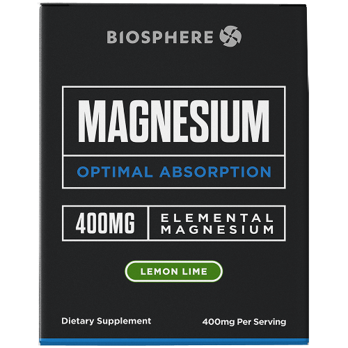 Biosphere Magnesium 400mg Powder Lemon Lime 30 Sachets