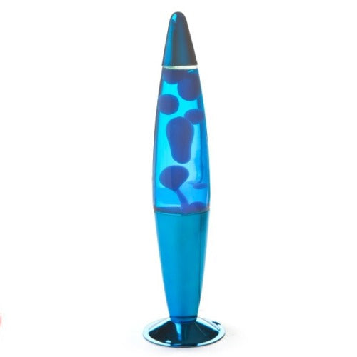 Blue Metallic Peace Motion Lamp