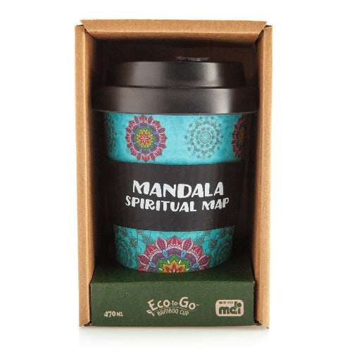 Eco-to-Go Bamboo Cup - Mandala