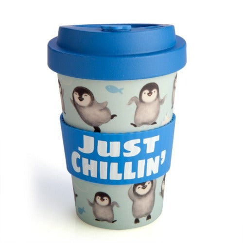 Eco-to-Go Bamboo Cup - Penguin Just Chillin'