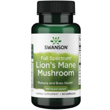 SWANSON Lion's Mane Mushroom 500mg, 60 Capsules 1st Stop, Marshall's Health Shop!  What is lions Mane mushroom?  Sharpen your mental edge with the power of Swanson Full Spectrum Lion's Mane Mushroom. For hundreds of years, the lion's mane mushroom has been treasured throughout China and Japan as a culinary delicacy. 