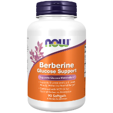NOW Berberine Glucose Support 90 Softgels. What is Berberine Glucose Support?  Berberine is a natural constituent of herbs such as goldenseal, Oregon grape, and barberry. Clinical studies have demonstrated that berberine helps to support already normal glucose and lipid metabolism.  