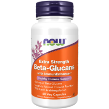 NOW Beta-Glucans, Extra Strength 250mg 60 Veg Caps What is Beta-Glucans?  Beta-1,3/1,6-D-Glucan (Beta-Glucans) is a bioactive carbohydrate derived from the cell wall of Saccharomyces cerevisiae, commonly known as bakers' yeast. Scientific studies have shown that Beta-1,3/1,6-D-Glucan supports a healthy immune system through its ability to maintain several aspects of the body’s normal immune functions*