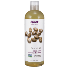 NOW Castor Oil 473ml. What is Castor Oil?  100% Pure Castor Oil is expeller-pressed from the seed of Ricinus communis and is virtually odorless. While its use is applicable to many other areas of wellness, castor oil is considered by many to be one of the finest natural skin emollients available today.
