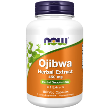 NOW Ojibwa Herbal Extract 450 mg 90 Veg Caps NOW® Ojibwa Herbal Extract is a concentrated blend of high quality, alcohol-free, 4:1 herbal extracts formulated according to a traditional Native American Ojibwa formula. A suggested daily use of three capsules is approximately equivalent to 4 oz. of the traditional tea formula or 2 Tbsp. of NOW® Ojibwa Tea Concentrate Liquid.