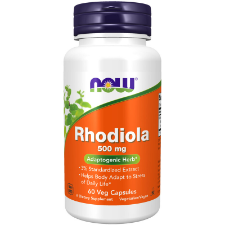 NOW Rhodiola 500mg Extract 3% 60 Veg Caps. What is Rhodiola?   Rhodiola (Rhodiola rosea) is indigenous to the Arctic and Alpine regions of Europe, Asia and America and has long been used as a tonic by many cultures, including the Ancient Greeks. Rhodiola is generally known as an “adaptogen,” a term which refers to any agent possessing the ability to support the body’s natural capacity to adapt to life’s changing conditions.