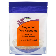 NOW Single “0” Approx. 300 Empty Veg Caps Since 1972 NOW® has been offering quality powdered vitamins, minerals and herbs that are ideal for making your own encapsulated supplements
