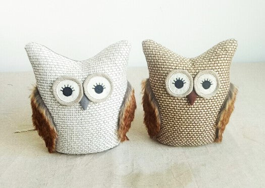 Kaku Owl Door Stopper (Brown) Colour: (Brown)  SKU:21PM-2B