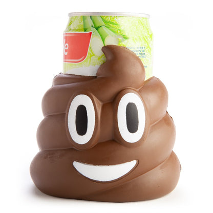 Koolface Smiling Poo Stubby Cooler Cheeky smiling poo stubby cooler Sturdy foam insulates hot or cold drinks and absorbs moisture to keep hands dry Designed to fit canned drinks 11(L) x 11(W) x 10.50 (H) cm SKU: RS-SC/P