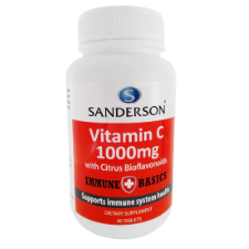 SANDERSON Immune Basic Vitamin C with Citrus 1000mg 90 Tablets