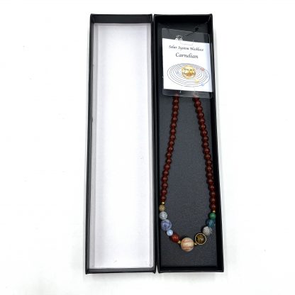 Solar System Necklace Carnelian