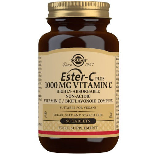 Solgar Ester-C Plus 1000 mg Vitamin C 90 Tablets
