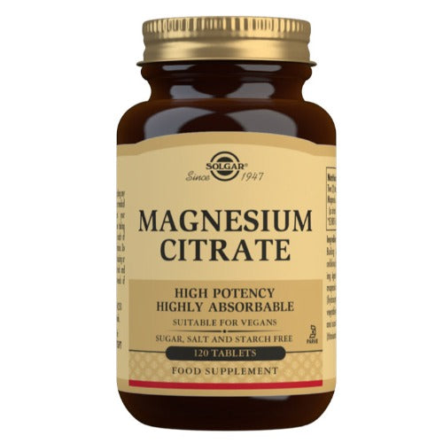 Solgar Magnesium Citrate 120 Tablets