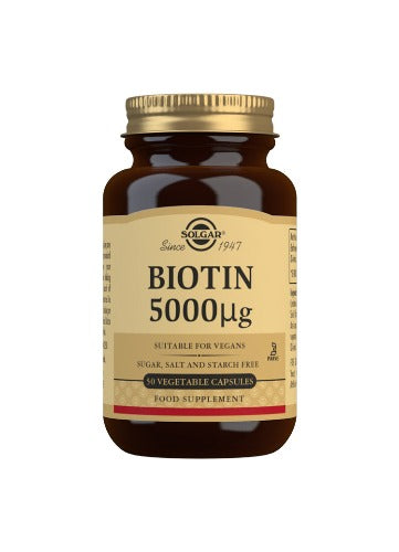 Solgar Biotin 5000 ?g 50 Vegetable Capsule