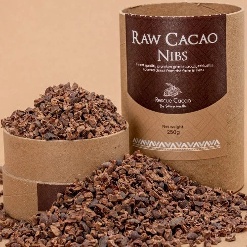 Seleno Organic Criollo Raw Cacao Nibs - 250 grams 100% Pure Organic, Single-Origin, Raw Cacao Nibs  Our cacao is fermented and sun dried, before being de-husked and shredded into small nibs, following ancient traditions. It is packed with bioactive ethanolamides, tryptophan, tryptamine, phenylethylamine, polyphenols, magnesium, zinc and other essential minerals, with beautiful rich aromatic flavour. We personally source our beans from Peru to find the most potent, therapeutic & flavour rich cacao possible.