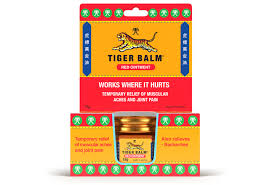 Tiger Balm Red Extra Strength 18g Tiger Balm is a unique formulation containing essential oils trusted by generations for giving quick relief from aches and pains.  HEALTH BENEFITS:  For the temporary relief of aches and pain of muscles and joints  DIRECTIONS:  Apply to the affected area 3 to 4 times daily. Rub in a circular motion until evenly spread and absorbed.
