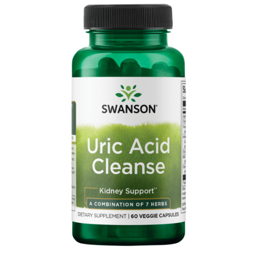 SWANSON Uric Acid Cleanse 60 Veg Capsules 1st Stop, Marshall's Health Shop!  What is Uric Acid Cleanse?  Give your body a helping hand to keep uric acid at a healthy, comfortable level with Swanson Uric Acid Cleanse. As a normal byproduct of purine metabolism, uric acid is something your body must deal with every day.