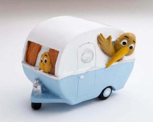 Salisbury Polyresin Kiwi Caravan