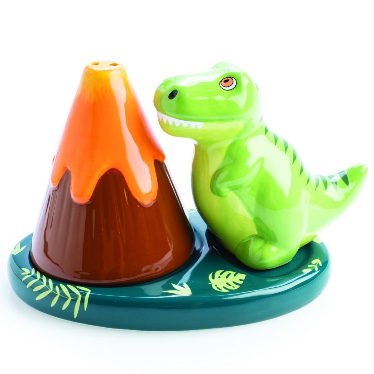 Flavour Mates T-Rex & Volcano Salt & Pepper Set SKU: TJ-SP/TV