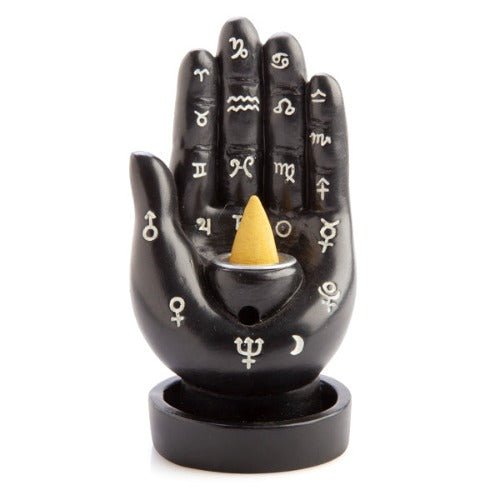 Backflow Incense Burner Hamsa Hand - 1st Stop Marshall's Health Shop, Gift Shop! - Heath and Natural Therapy New Brighton Christchurch - Naturopath