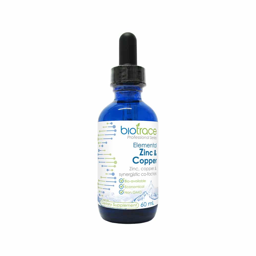 BioTrace Elemental Zinc&Copper 60ml - 1st Stop Marshall's Health Shop, Gift Shop! - Heath and Natural Therapy New Brighton Christchurch - Naturopath