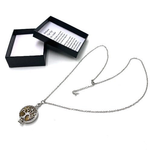 Birthstone Necklace Tiger Eye October - 1st Stop Marshall's Health Shop, Gift Shop! - Heath and Natural Therapy New Brighton Christchurch - Naturopath