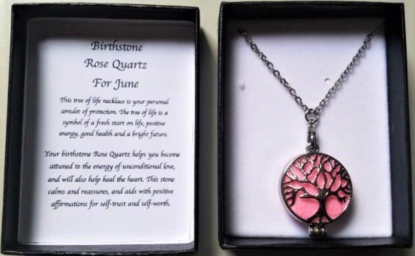 Birthstone N/Lace Rose Quartz June (BN6) - 1st Stop Marshall's Health Shop, Gift Shop! - Heath and Natural Therapy New Brighton Christchurch - Naturopath