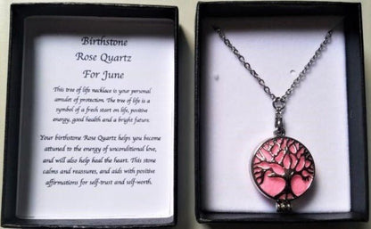 Birthstone N/Lace Rose Quartz June (BN6) - 1st Stop Marshall's Health Shop, Gift Shop! - Heath and Natural Therapy New Brighton Christchurch - Naturopath