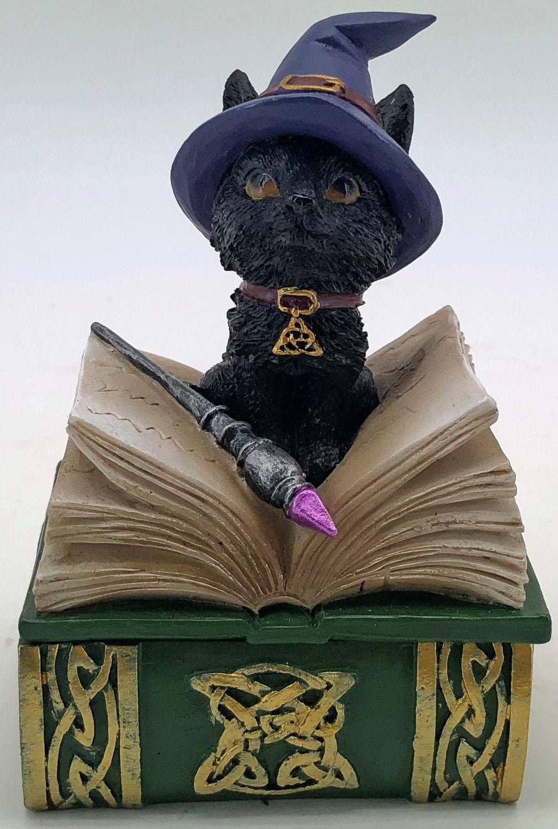 Black Magic Cat Book Box MK301 - 1st Stop Marshall's Health Shop, Gift Shop! - Heath and Natural Therapy New Brighton Christchurch - Naturopath