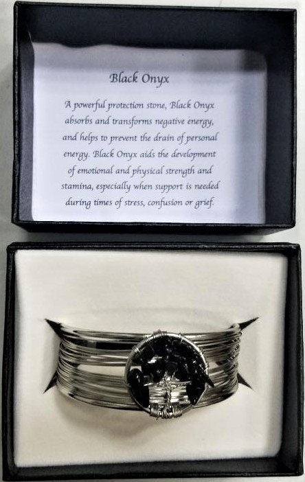 Black Onyx Tree of Life Bracelet - 1st Stop Marshall's Health Shop, Gift Shop! - Heath and Natural Therapy New Brighton Christchurch - Naturopath