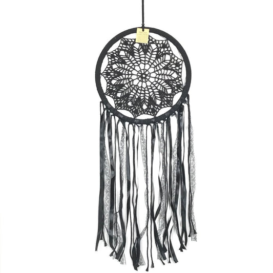 Black Webbed Dreamcatcher - 1st Stop Marshall's Health Shop, Gift Shop! - Heath and Natural Therapy New Brighton Christchurch - Naturopath