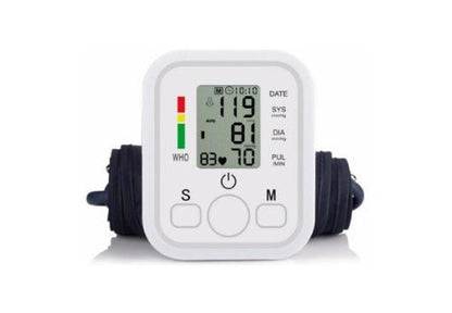 1st Stop, Marshalls Health Shop! Electronic Blood Pressure Monitor Portable Blood Pressure Monitor Household Sphygmomanometer Arm Band Type Digital Electronic Mini Blood Pressure Meter Tonometer