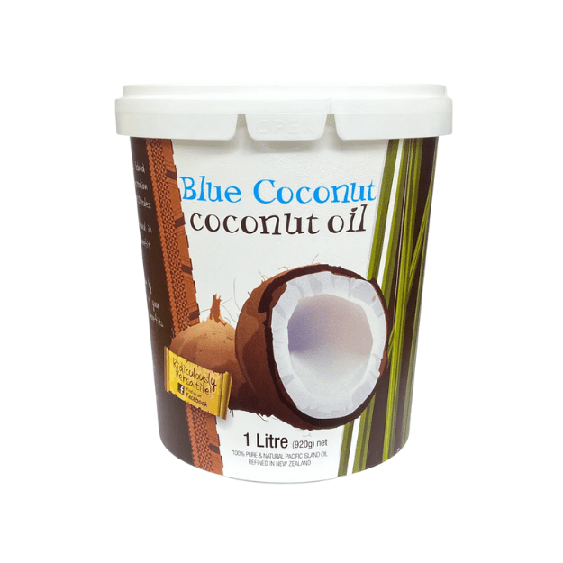 Blue Coconut Oil

Blue Coconut cooking oil is 100% Pure &amp; Natural Pacific Island oil refined in New Zealand. Unlike virgin coconut oil, refined coconut oil has no coconut taste or aroma. ?For those who do not like the taste or smell of coconut, refined oil is better across all baking &amp; cooking as it is tasteless and odourless. ?Use exactly the same as your other cooking oil. ?Ridiculously Versatile!

DIRECTIONS:

Cooking and Baking
Moisturiser

INGREDIENTS:

100% Pure &amp; Natural Pacific Island oi