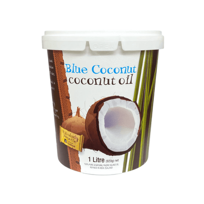 Blue Coconut Oil

Blue Coconut cooking oil is 100% Pure &amp; Natural Pacific Island oil refined in New Zealand. Unlike virgin coconut oil, refined coconut oil has no coconut taste or aroma. ?For those who do not like the taste or smell of coconut, refined oil is better across all baking &amp; cooking as it is tasteless and odourless. ?Use exactly the same as your other cooking oil. ?Ridiculously Versatile!

DIRECTIONS:

Cooking and Baking
Moisturiser

INGREDIENTS:

100% Pure &amp; Natural Pacific Island oi