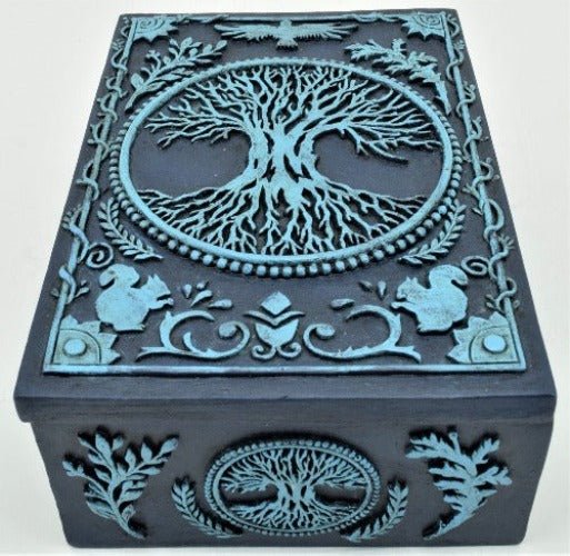 Blue Tree of Life Box - 1st Stop Marshall's Health Shop, Gift Shop! - Heath and Natural Therapy New Brighton Christchurch - Naturopath