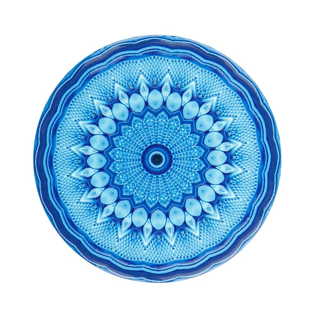 Ceramic Coaster Evil Eye Coaster Small (CMC8) - 1st Stop Marshall's Health Shop, Gift Shop! - Heath and Natural Therapy New Brighton Christchurch - Naturopath