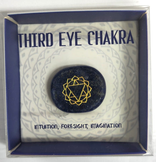 Chakra Meditation Stone Lapis Lazuli - Third Eye Chakra - MarshallsHealthShop