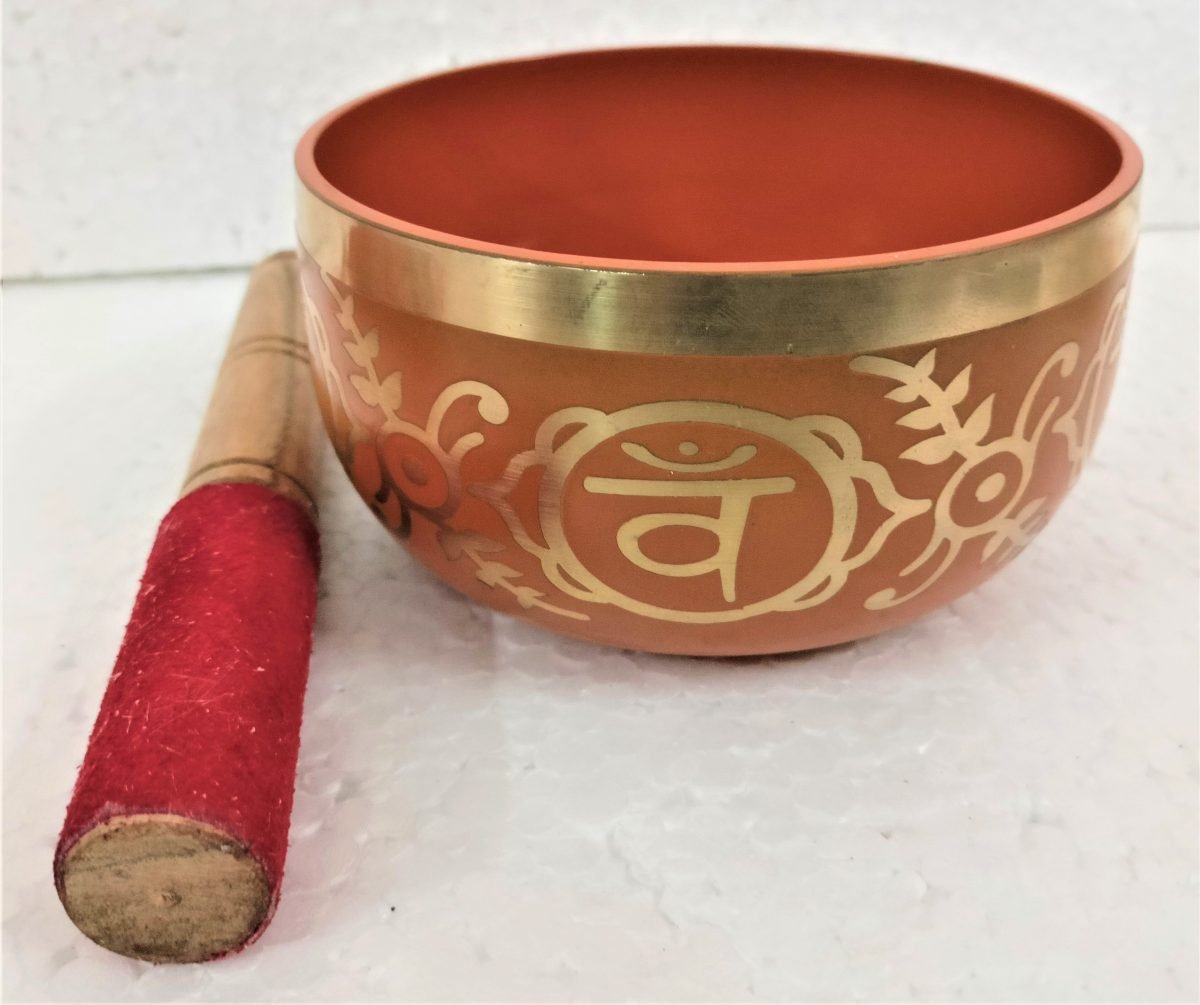 Chakra Singing Bowl Orange CHSB3 - MarshallsHealthShop