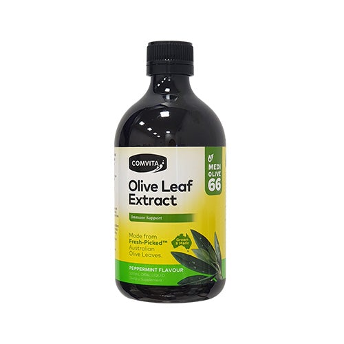 COMV Olive Leaf Comp. P/Mint 500ml - 1st Stop Marshall's Health Shop, Gift Shop! - Heath and Natural Therapy New Brighton Christchurch - Naturopath